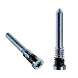 Tornillos Pentalobe Puerto de conexión del iPhone X al iPhone 14 Pro Max (Set 2Uds) (Azul)