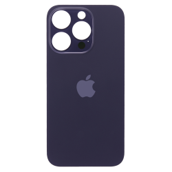 Tapa Trasera de Cristal iPhone 14 Pro Plus (Agujero cámara ampliado) (Morado) (OEM)