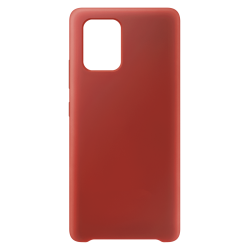 Funda de Silicona Extra Suave Samsung Galaxy  A71 (Rojo)