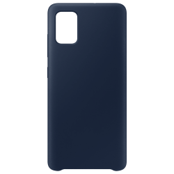 Funda de Silicona Extra Suave Samsung Galaxy  A51 (Azul Marino)