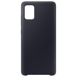 Funda de Silicona Extra Suave Samsung Galaxy  A51 (Negro)