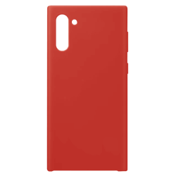 Funda de Silicona Extra Suave Samsung Galaxy  Note 10 (Rojo)