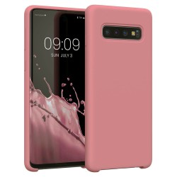 Funda de Silicona Extra Suave Samsung Galaxy  S10 (Rosa)