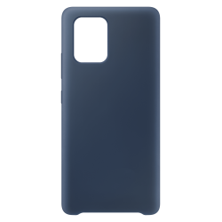 Funda de Silicona Extra Suave Samsung Galaxy  S10 Lite (Azul Marino)