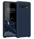 Funda de Silicona Extra Suave Samsung Galaxy S10+ (Azul Marino)