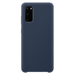 Funda de Silicona Extra Suave Samsung Galaxy  S20 (Azul Marino)