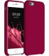 Funda de Silicona Ultra Suave iPhone iPhone 6 Plus / 6S Rojo Rosado