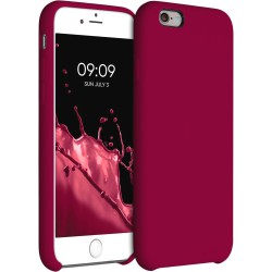 Funda de Silicona Ultra Suave iPhone iPhone 6 Plus / 6S Rojo Rosado