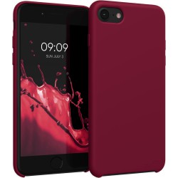Funda de Silicona Ultra Suave iPhone iPhone 7 / 8 / SE 2020 / SE 2022 Rojo Rosado