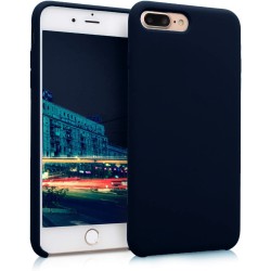 Funda de Silicona Ultra Suave iPhone iPhone 7 Plus / 8 Plus Azul Medianoche