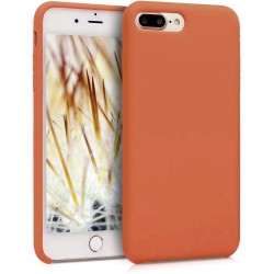 Funda de Silicona Ultra Suave iPhone iPhone 7 Plus / 8 Plus Naranja