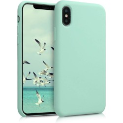 Funda de Silicona Ultra Suave iPhone iPhone X / XS Agua Marina