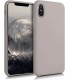 Funda de Silicona Ultra Suave iPhone iPhone X / XS Blanco Piedra