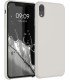 Funda de Silicona Ultra Suave iPhone iPhone XR Blanco Piedra