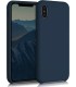 Funda de Silicona Ultra Suave iPhone iPhone XS Max Azul Cobalto