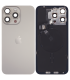 Tapa Trasera de Cristal iPhone 14 (Negro) (Componentes Preinstalados) (OEM)