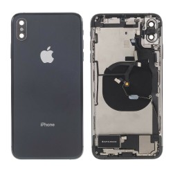 Carcasa Trasera completa con Flex iPhone X Negro