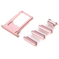 Botones y porta SIM iPhone 6S Plus Oro Rosa
