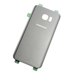 Tapa de Cristal Trasera Samsung Galaxy S7 Edge Plata