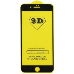 Cristal Templado 9D para iPhone 6 Negro