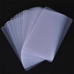 Set 5 Tarjetas transparentes para reparación