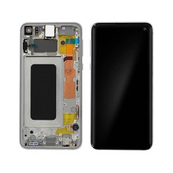 Pantalla completa Samsung Galaxy S10 Original con marco Negro Service Pack