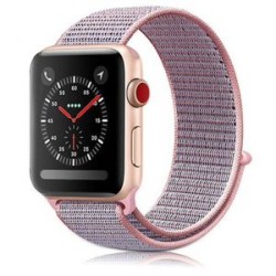 Correa Nylon para Apple Watch 38/40mm Rosa Arena