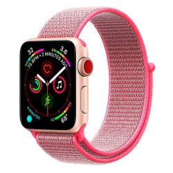 Correa Nylon para Apple Watch 42/44mm Rosa