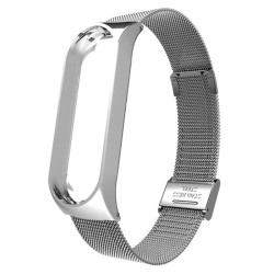 Pulsera Metálica Milanesa Xiaomi Mi Band 5 Plata