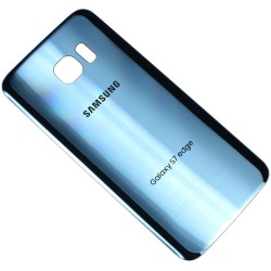 Tapa de Cristal Trasera Samsung Galaxy S7 Edge Azul