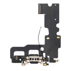 Flex de Carga, Audio y Micrófono iPhone 7 (Original) (Negro)