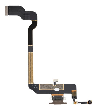 Flex de Carga y Micrófono iPhone XS (Dorado)
