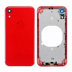 Carcasa Trasera completa con Flex y componentes iPhone XR Rojo